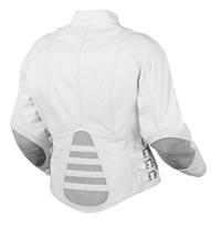 Icon Bombshell White Leather Jacket